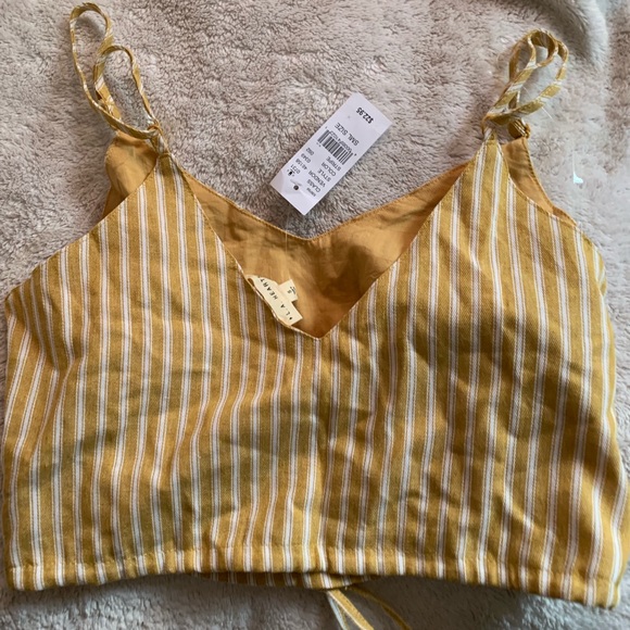 Yellow crop top - Picture 3 of 5